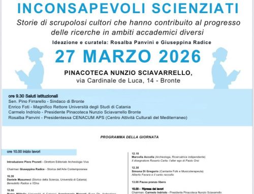 STUDIOSI PER PASSIONE INCONSAPEVOLI SCIENZIATI